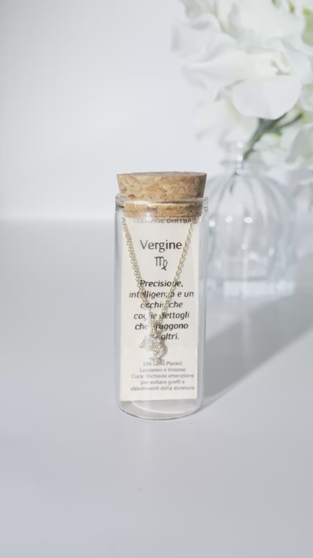 COSMIC SIGN - VERGINE – Placcata Oro 18k | Teenage Dirtbag