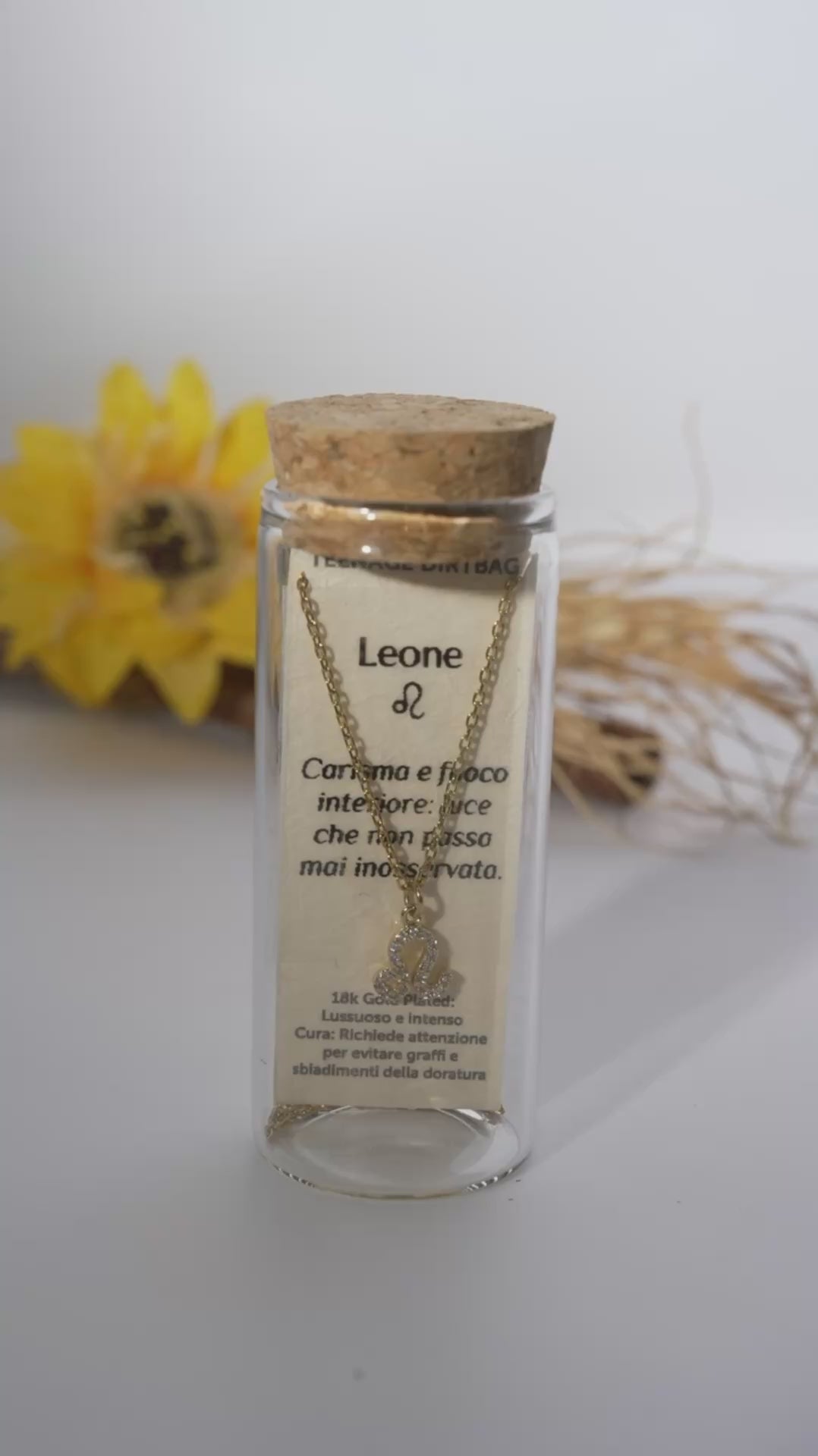 COSMIC SIGN - LEONE – Placcata Oro 18k | Teenage Dirtbag
