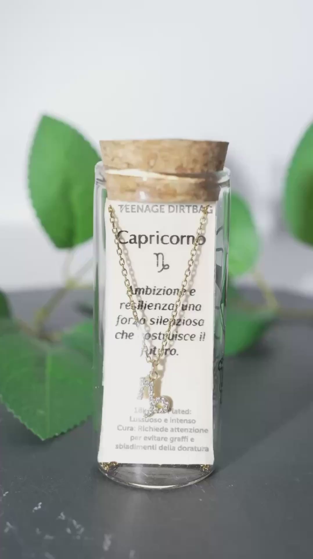 COSMIC SIGN - CAPRICORNO – Placcata Oro 18k | Teenage Dirtbag