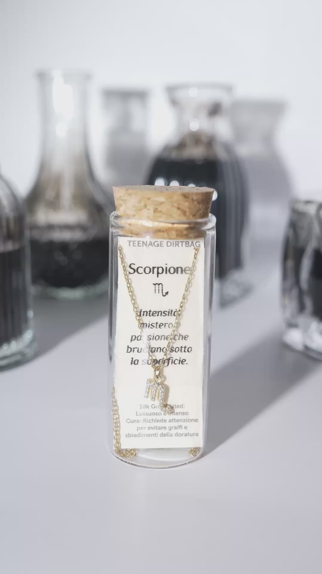 COSMIC SIGN - SCORPIONE  – Placcata Oro 18k | Teenage Dirtbag